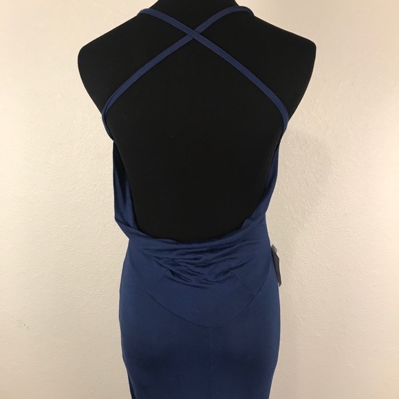 GO COUTURE | Blue Ombre Strappy Maxi Dress M - Picture 4 of 8